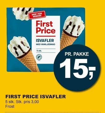 Let-Køb First price isvafler tilbud