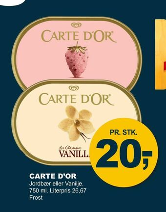 Let-Køb Carte d'or tilbud