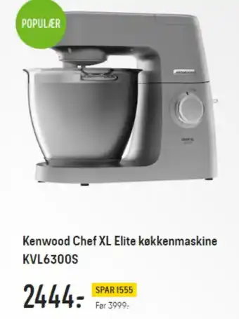 Kenwood Chef XL Elite køkkenmaskine KVL6300S
