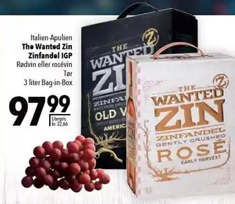 Citti The wanted zin zinfandel igp 3 ltr. tilbud