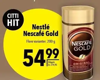 Citti Nescafé gold tilbud