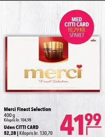 Citti Merci finest selection - citti card tilbud