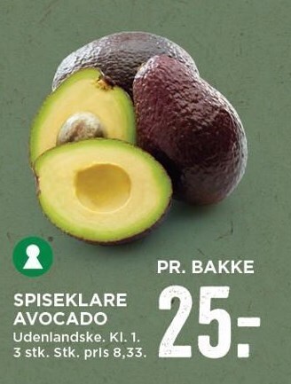 MENY Spiseklare avocado tilbud