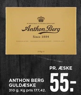 MENY Anthon berg guldæske tilbud