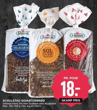 MENY Schulstad signaturbrød tilbud