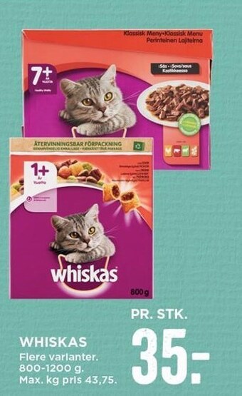 MENY Whiskas tilbud