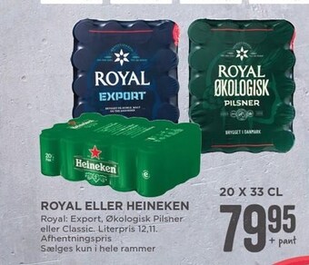 MENY Royal el. heineken tilbud