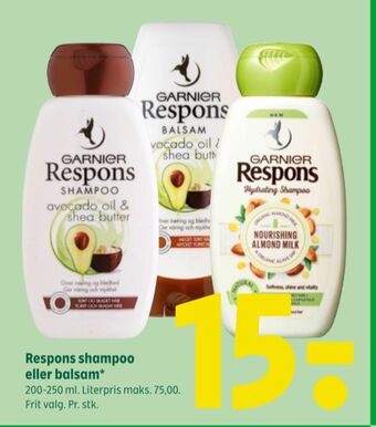 Coop 365 Respons shampoo tilbud