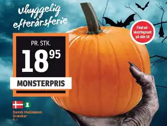 SPAR Dansk halloween græskar tilbud