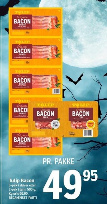 SPAR Tulip bacon tilbud