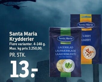 SPAR Santa maria krydderier tilbud