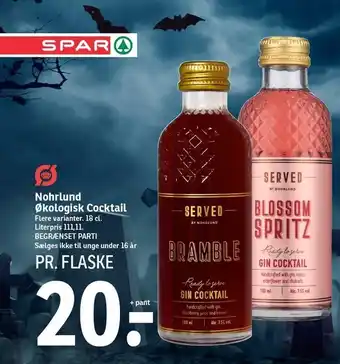 SPAR Nohrlund øko cocktail tilbud