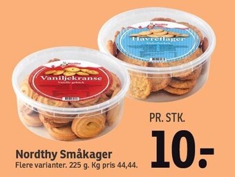 SPAR Nordthy småkager tilbud