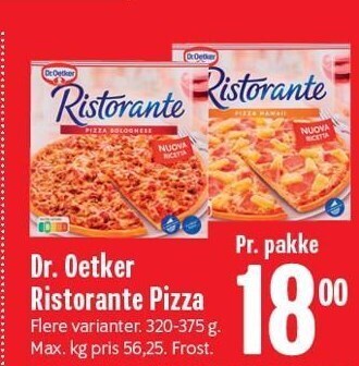 Min Købmand Dr. oetker ristorante pizza tilbud