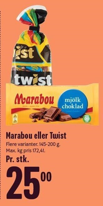 Min Købmand Marabou eller twist tilbud