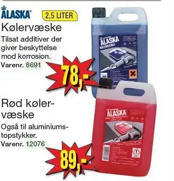 Harald Nyborg Alaska kølervæske blå el. rød tilbud