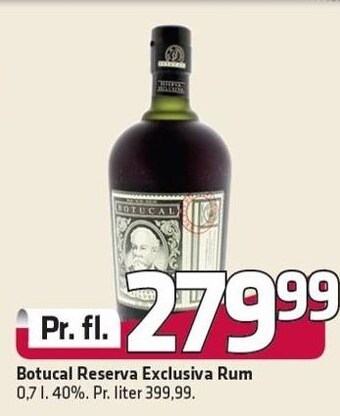 Fleggaard Botucal reserva exclusiva rum tilbud