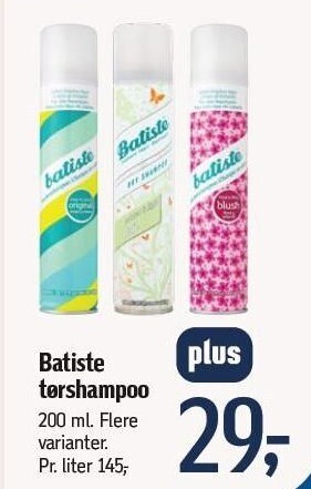 Føtex Batiste tørshampoo tilbud