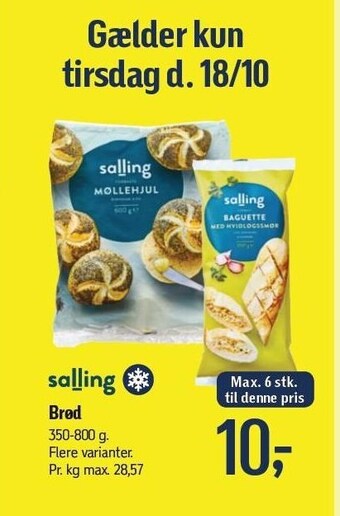 Føtex Brød tilbud