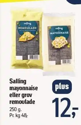 Føtex Salling mayonnaise el. grov remoulade tilbud