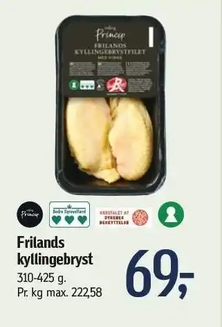 Føtex Frilands kyllingebryst tilbud