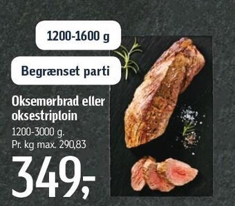 Føtex Oksemørbrad el. oksestriploin tilbud