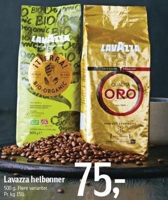 Føtex Lavazza helbønner tilbud