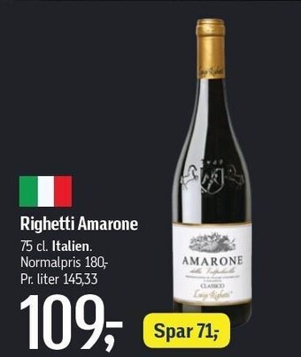Føtex Righetti amarone tilbud