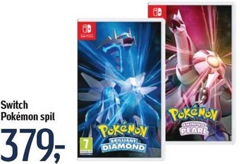 Føtex Switch pokémon spil tilbud