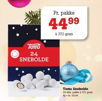 Poetzsch Padborg Toms snebolde tilbud