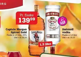 Poetzsch Padborg Captain morgen el. smirnoff vodka tilbud