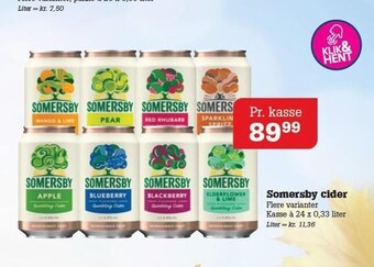Poetzsch Padborg Somersby cider tilbud