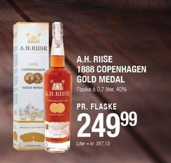 Poetzsch Padborg A.h. riise 1888 copenhagen gold medal tilbud