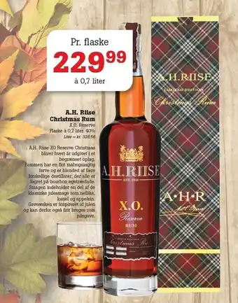 Poetzsch Padborg A.h. riise christmas rum tilbud