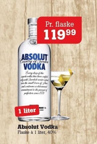 Poetzsch Padborg Absolut vodka tilbud