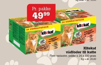 Poetzsch Padborg Kitekat vådfoder til katte tilbud