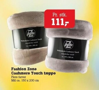 Poetzsch Padborg Fashion zone cashmere touch tæppe tilbud