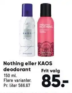 Nothing el. kaos deodorant