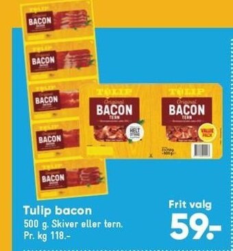 Bilka Tulip bacon tilbud