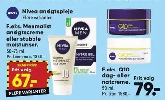 Menmalist ansigtscreme el. stubble moisturiser