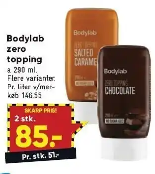 Bodylab zero topping 2 stk.