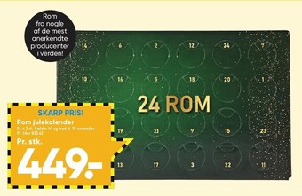 Bilka Rom julekalender tilbud