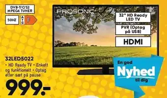 Bilka 32led5022 ready tv 32" tilbud