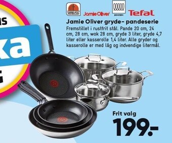 Bilka Jamie oliver gryde-pandeserie tilbud