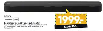 Bilka Soundbar m. indbygget subwoofer tilbud