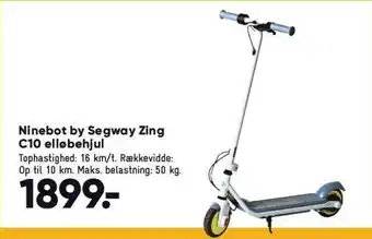 Ninebot by segway zing c10 elløbehjul