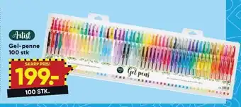 Bilka Gel-penne 100 stk. tilbud