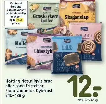 REMA 1000 Hatting naturligvis brød el. søde fristelser tilbud