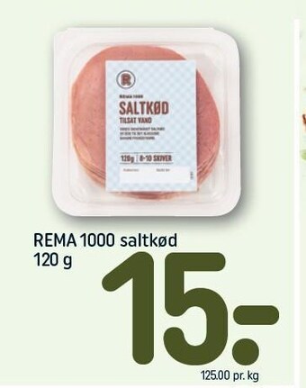REMA 1000 Rema 1000 saltkød 120 g tilbud