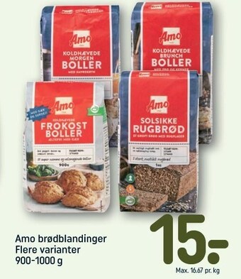 REMA 1000 Amo brødblandinger tilbud